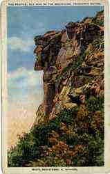 The Profile Old Man of the Mountains Postcard