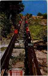 Upper Unit of Mt. Cranmore Skimobile Tramway Postcard