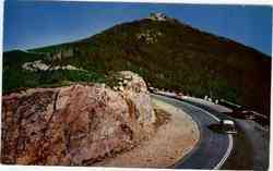 Whiteface Mountain Hairpin Turn Postcard