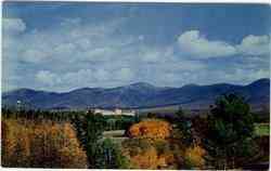 Bretton Woods and the Presidential Range White Mountains, NH Postcard Postcard