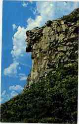 Old Man of the Mountain Postcard