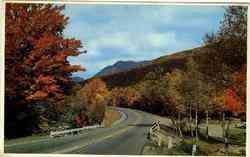Fall Foliage Along US Rt 3 Postcard