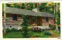 One of the Cabins at Hungry Mother State Park Marion, VA Postcard 