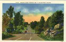 Touring Along Highway No 11 Postcard