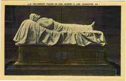Recumbent Figure of General Robert E. Lee Postcard