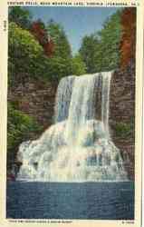 Cascade Falls Near Mountain Lake Pembroke, VA Postcard Postcard