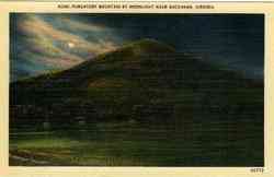 Purgatory Mountain by Moonlight Postcard