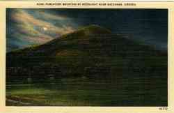 Purgatory Mountain by Moonlight Buchanan, VA Postcard Postcard