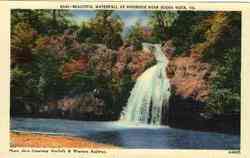 Beautiful Waterfall at Riverside Postcard