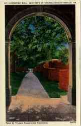 Serpentine Wall University of Virginia Postcard