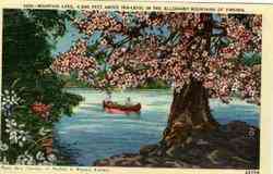 Mountain Lake 4,500 feet above sea level Postcard