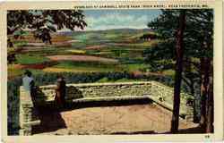 Overlook at Gambrill State Park (High Knob) Frederick, MD Postcard Postcard