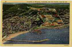 A Portion of Monterey and the Presidio California Postcard Postcard