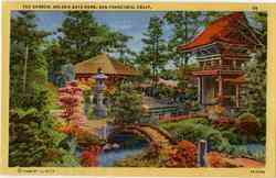 Tea Garden, Golden Gate Park San Francisco, CA Postcard 