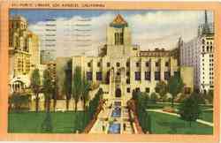 Public Library Postcard