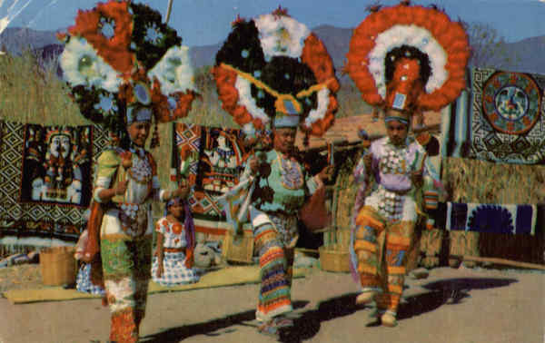 Indian feather dancers Native Americana