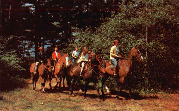 Group of Horseback Riders Gettysburg Pennsylvania
