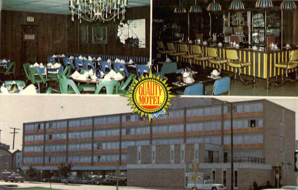 Quality Motel Midtown, East State & Longwood Streets Rockford Illinois
