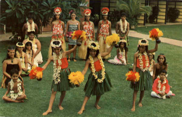 Hula Show Cast Dancing