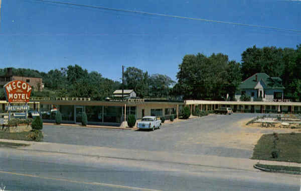 McCoy Motel And Restaurant, Highways KY. 90 & 61 Junction Burkesville Kentucky
