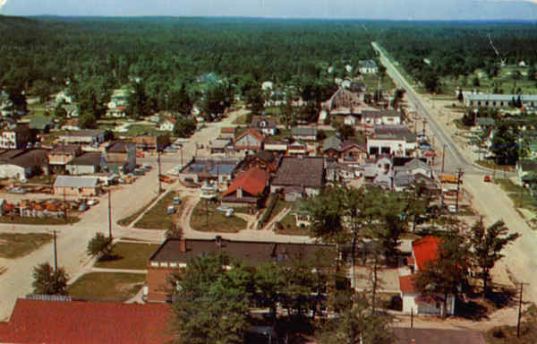 Aerial View of Mio Michigan