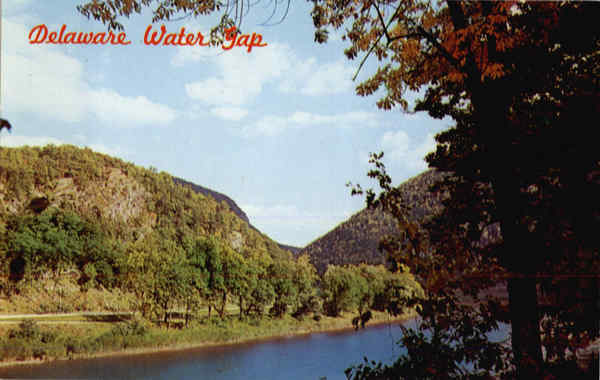 Delaware Water Gap, Pocono Mountains Area Pennsylvania