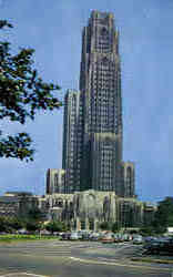 Cathedral of Learning Pittsburgh, PA Postcard Postcard