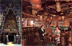 Kon-Tiki Restaurant Postcard