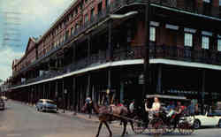 View of the Pontalba Apartments New Orleans, LA Postcard Postcard