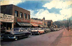 Main Street Winsted, CT Postcard 