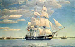 U.S. Frigate Constellation Postcard