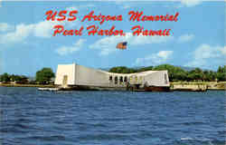 USS Arizona Memorial Postcard