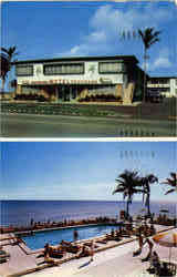 Tropicana Motel, Collins Avenue on the Ocean Postcard
