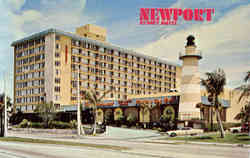 Newport Resort Motel, 167 Street Miami Beach, FL Postcard Postcard