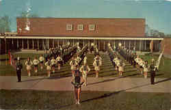The 100 Marching Minutemen - 1963, Concord Metropolitan High School Elkhart, IN Postcard Postcard