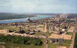 Aerial View of Canada's Famous Chemical Valley Postcard
