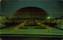 Civic Arena at Night Pittsburgh, PA Postcard Postcard
