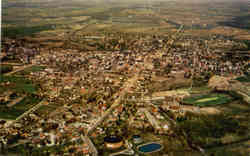 Aerial View, Town of Gettysburg Pennsylvania Postcard Postcard