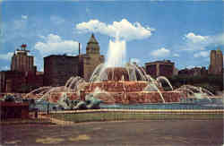 Buckingham Fountain Chicago, IL Postcard Postcard