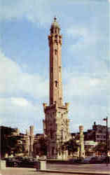 The Famed Water Tower Postcard