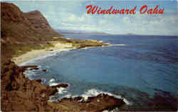 Windward Oahu Makapuu Point, HI Postcard Postcard