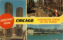 Convention Center of the World Chicago, IL Postcard Postcard