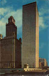 The United of America Building Chicago, IL Postcard Postcard