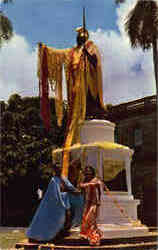 Kamehameha Statue Honolulu, HI Postcard Postcard
