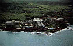 The spectacular Kona Hilton Beach & Tennis Resort on the famous Kona Coast-Hawaii Postcard Postcard