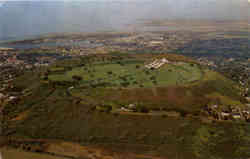 Aerial view of the National Memorial Cemetery Postcard