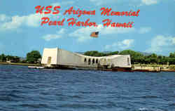 USS Arizona Memorial Pearl Harbor, HI Postcard Postcard