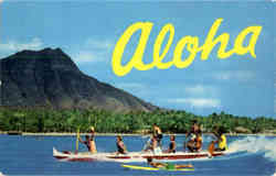 Aloha Scenic, HI Postcard Postcard
