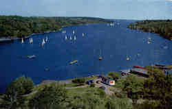 Northwest Arm, a branch of the harbor at Halifax Nova Scotia Canada Postcard Postcard