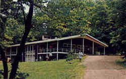 Main Lodge, Camp Wesley, Camp Wesley Perrysville, OH Postcard Postcard